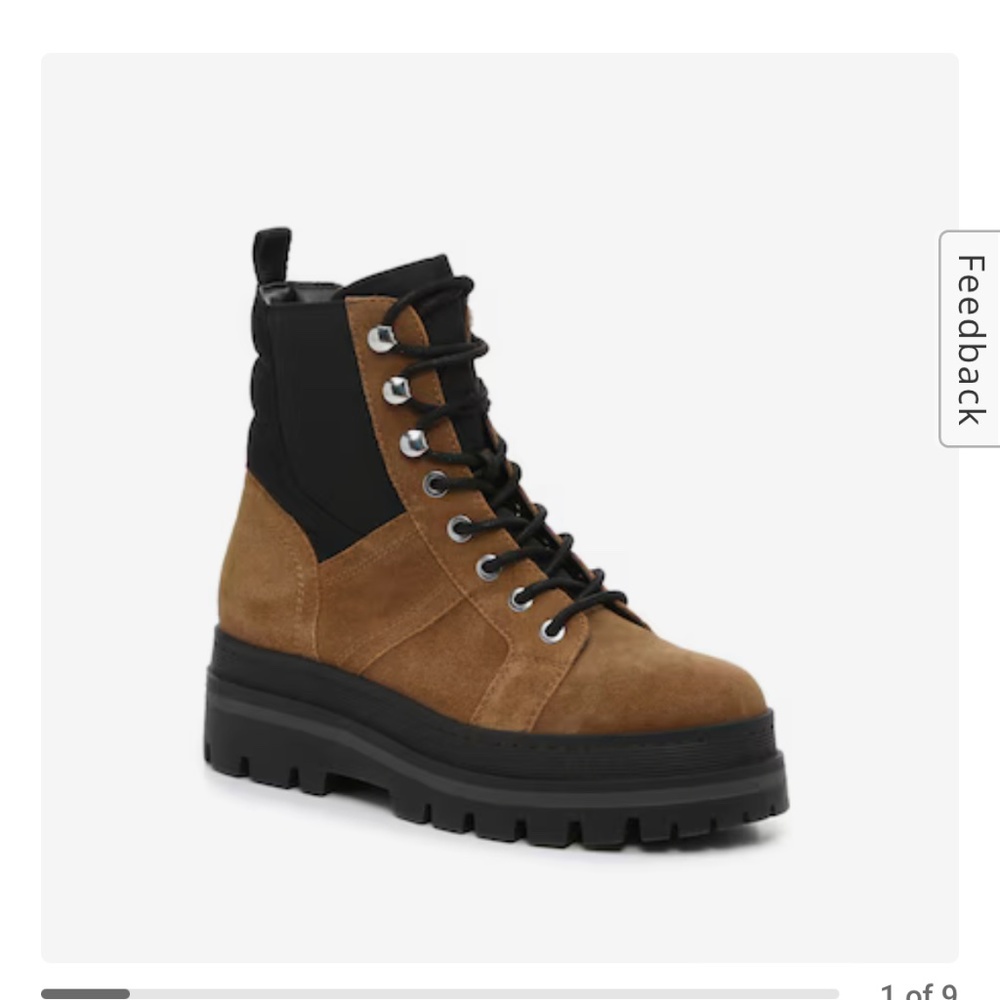 Marc Fisher-Sashia Platform Combat Boot